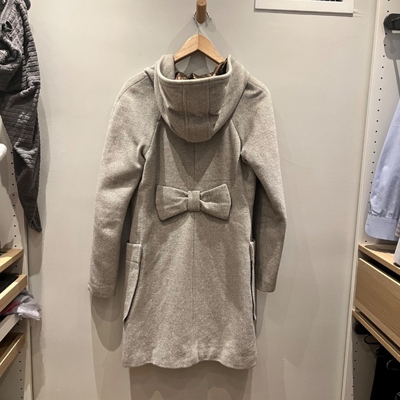 Grey wool coat - Picture 2 of 13